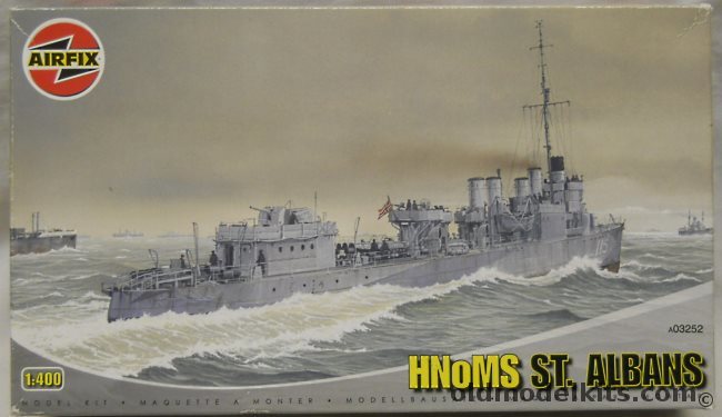 Airfix 1/400 USS Thomas DD182 / HMS St. Albans and HNoMS / USSR Navy Dostoiny Destroyer /, A03252 plastic model kit